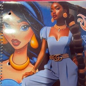 One of a kind princess themed notebook 🧩